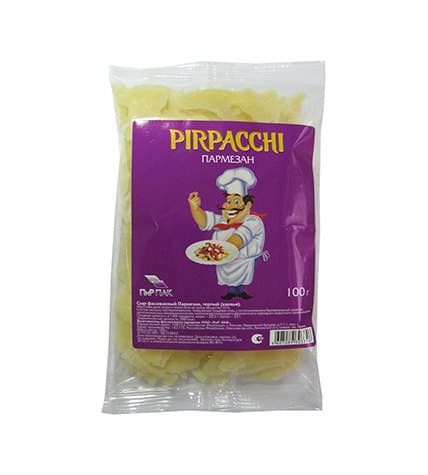 Сыр твердый Pirpacchi Parmesan хлопья 38% 100 г