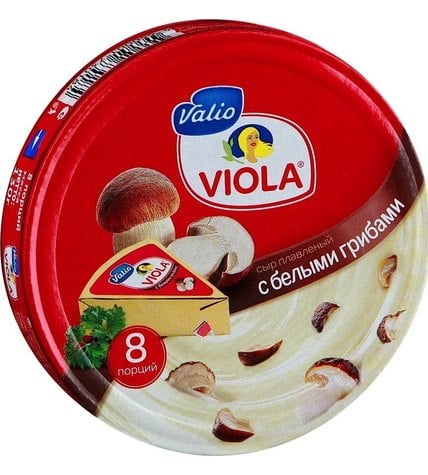 Сыр плавленый Viola порционный с белыми грибами