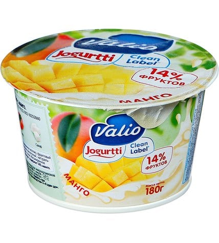 Йогурт Valio Clean Label манго 2,6% 180 г