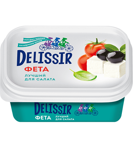 Сыр Delissir Фета 55% 350 г