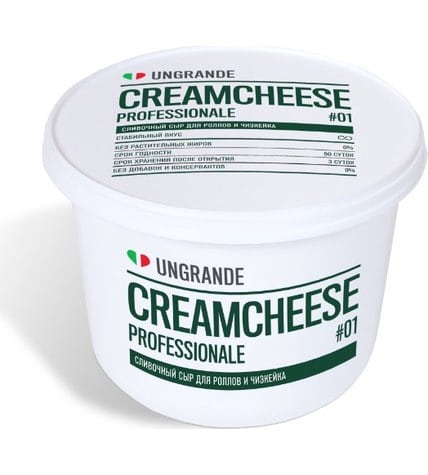Творожный сыр Unagrande Кремчиз Professional 70% 500 г