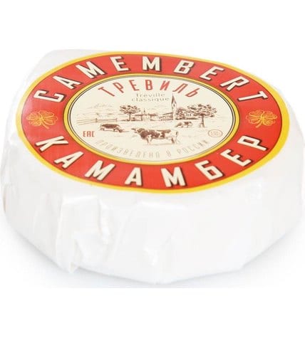 Сыр мягкий Тревиль Камамбер Классик с белой плесенью 45% 130 г