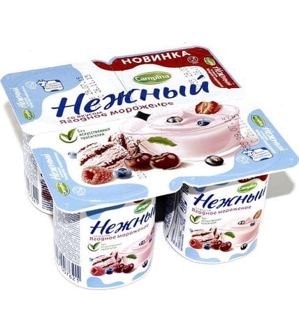 Йогуртный продукт Нежный ягодное мороженное 1,2% 100 г