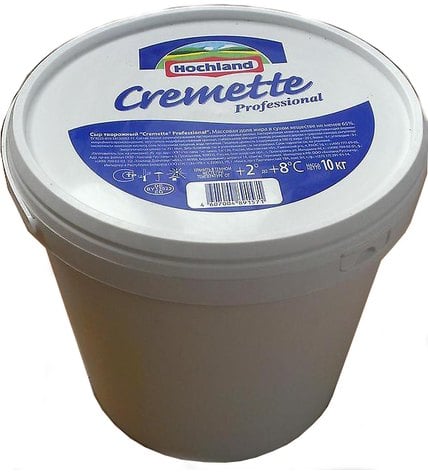 Творожный сыр Hochland Cremette Professional 65% 10 кг