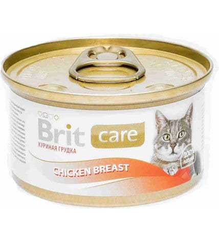 Консервы Brit care для кошек с куриной грудкой