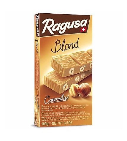 Белый шоколад Ragusa с трюфелем и орехом