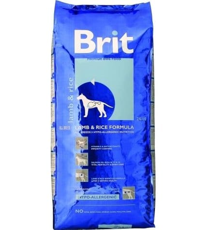 Корм сухой для собак Brit Premium гипоаллергенный для всех пород Ягненок/рис
