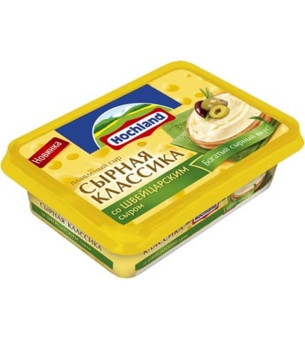 Плавленый сыр Hochland сырная классика со швейцарским сыром 50% 200 г