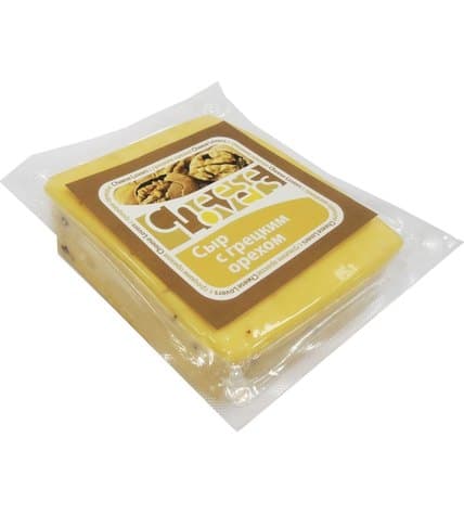 Сыр полутвердый Cheese Lovers с грецким орехом 50% 220 г