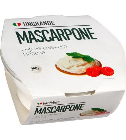Творожный сыр Unagrande Mascarpone из свежего молока 80% 250 г