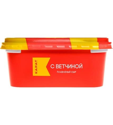 Плавленый сыр Карат с ветчиной 400 г купить