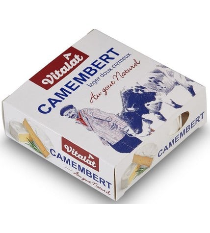 Сыр мягкий Vitalat Камамбер с белой плесенью 45% 125 г