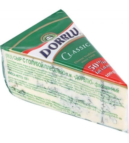 Сыр мягкий Dorblu Classic с голубой плесенью 50% 100 г