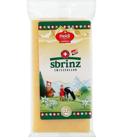 Сыр твердый Heidi Sbrinz 47% 200 г