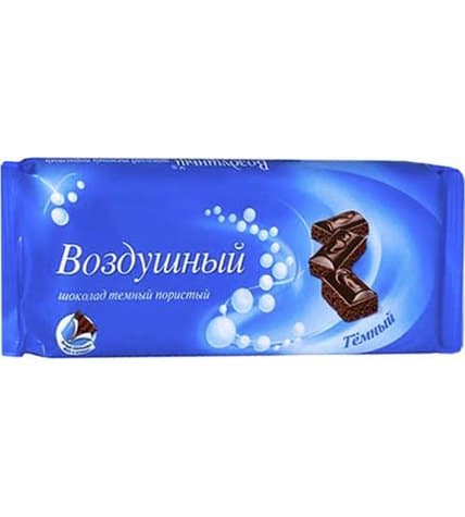 Шоколад Воздушный темный пористый