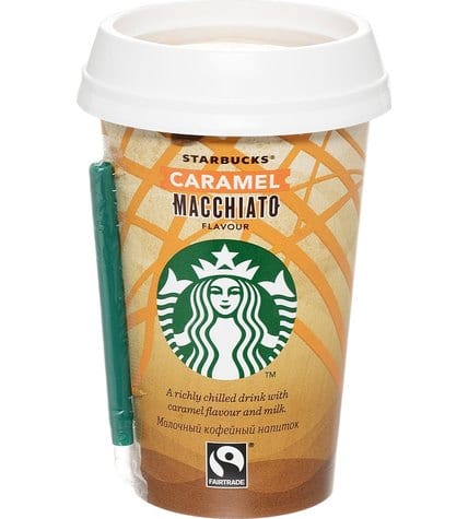 Напиток кофейный Starbucks Caramel Macchiato молочный 220 г