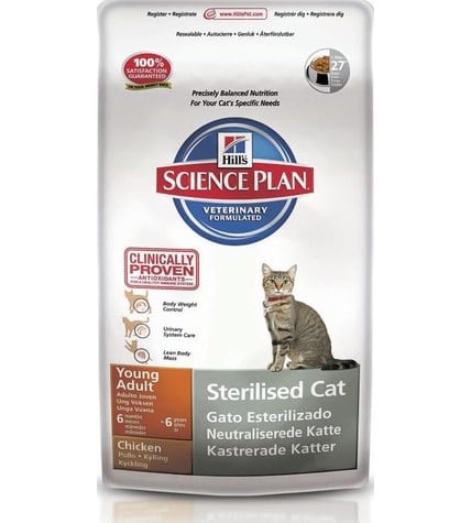 Консервы Hill's Science Plan для стерилизованных кошек до 6 лет с курицей