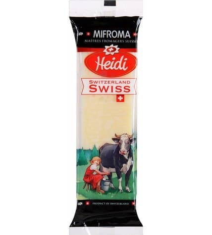 Сыр твердый Heidi Switzerland Swiss 46% 170 г