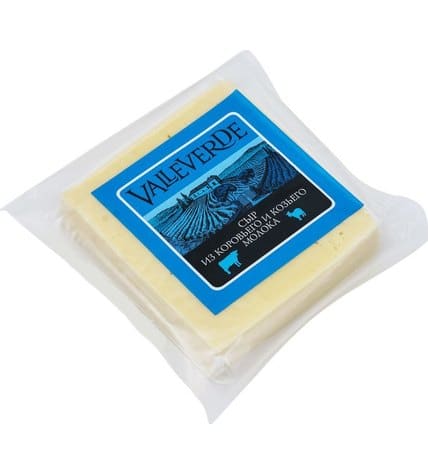 Сыр полутвердый Valleverde из козьего и коровьего молока 50% 200 г