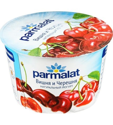 Йогурт Parmalat натуральный вишня черешня 2,4% 180 г