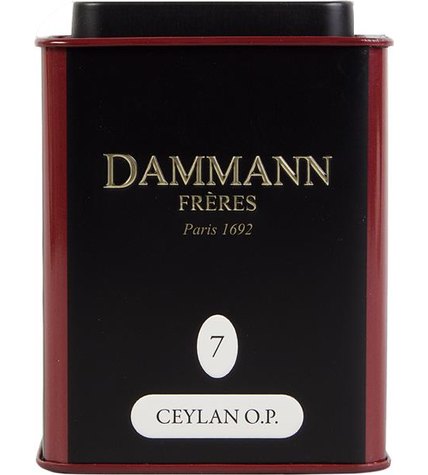 Чай черный Dammann № 7 Ceylan O. P. листовой 100 г