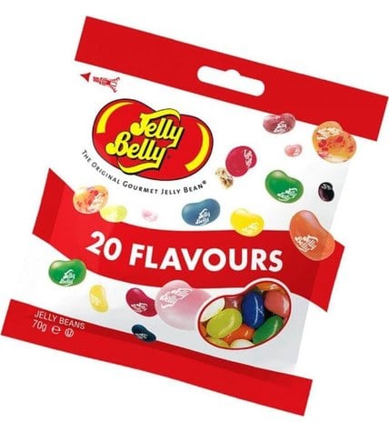 Драже жевательное Jelly Belly ассорти 20 вкусов 70 г