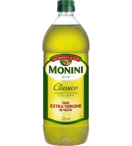 Оливковое масло Monini Extra Virgin нефильтрованное 2 л