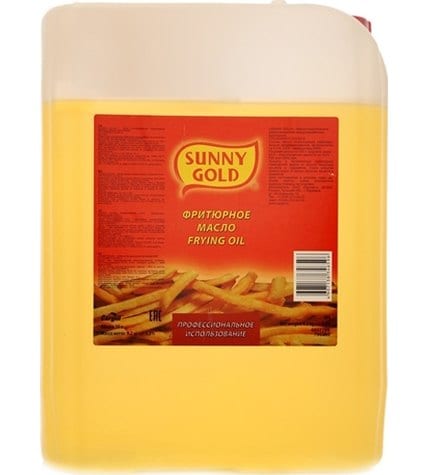 Подсолнечное масло Sunny Gold для фритюра 10 л