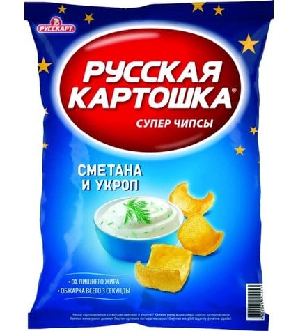 Чипсы Русская картошка сметана и укроп 50 г