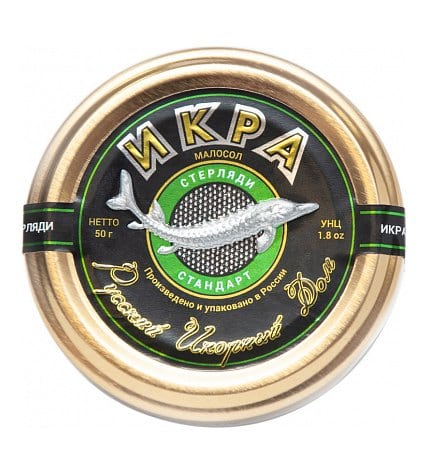 Икра Русский Икорный Дом Стандарт стерляди зернистая купить