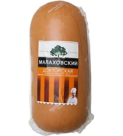 Колбаса Малаховский мясокомбинат Докторская вареная ~550 г