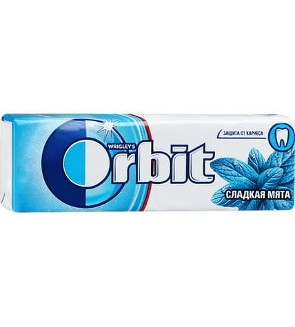 Жевательная резинка Orbit Sweet Mint Сладкая мята 13,6 г (10 шт)