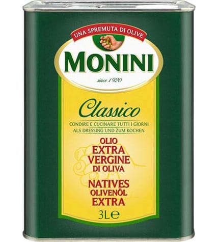 Оливковое масло Monini Extra Virgin 3 л