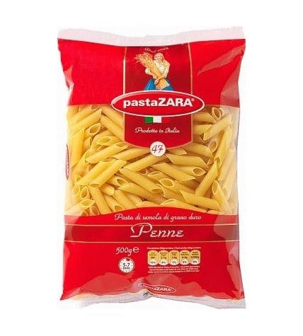 Макаронные изделия Pasta Zara № 50 перья рифленые