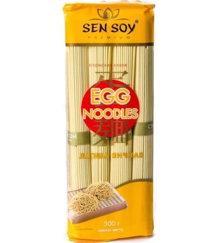 Лапша Sen Soy яичная Egg Noodles