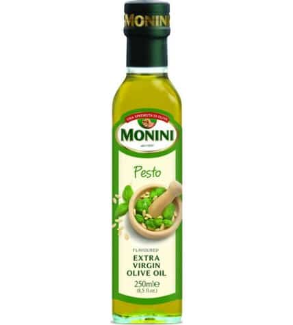 Оливковое масло Monini Pesto Extra Virgin c базиликом и кедровыми орешками 0,25 л