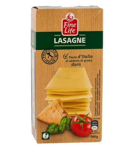 Макаронные изделия Fine Life Lasagna лазанья