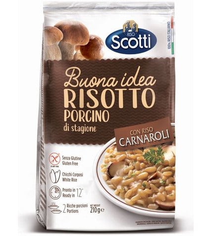 Рис Riso Scotti Risotto Porcino ризотто с белыми грибами