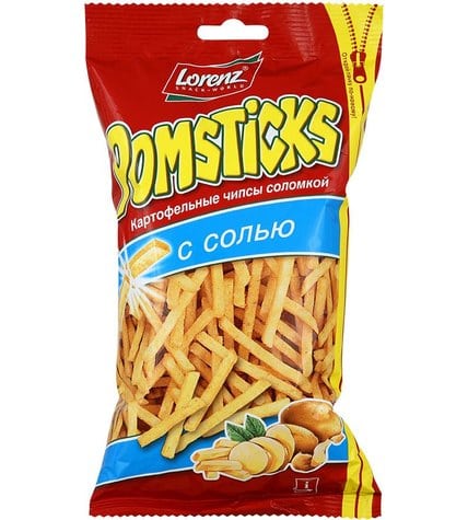 Чипсы Lorenz Pomsticks картофельные с солью