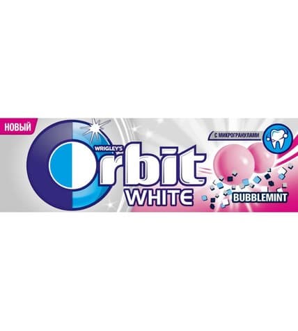 Жевательная резинка Orbit White Bubblemint 13,6 г