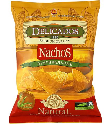 Чипсы Delicados Nachos Оригинальные кукурузные