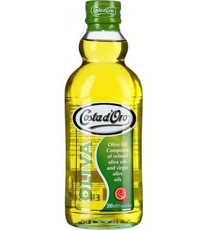 Оливковое масло Costa d'Oro рафинированное с добавлением нерафинированного 0,5 л