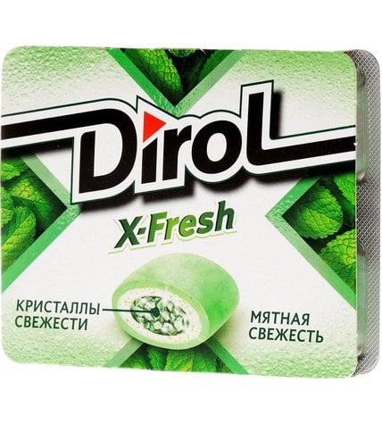 Жевательная резинка Dirol X-Fresh мятная свежесть