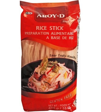 Лапша Aroy-D рисовая 5 мм