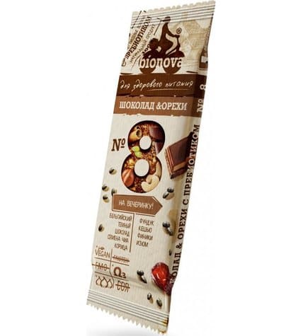 Батончик Bionova шоколад-орехи