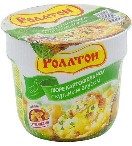 Пюре Роллтон картофельное со вкусом курицы