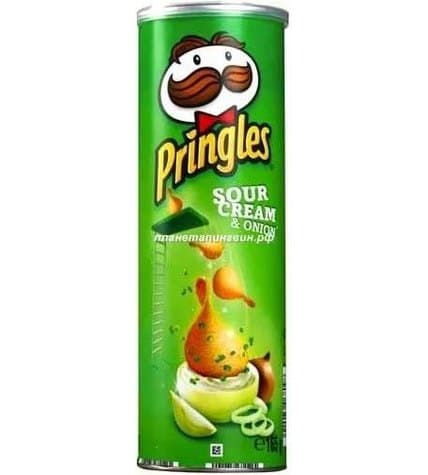 Чипсы Pringles сметана и лук 165 г