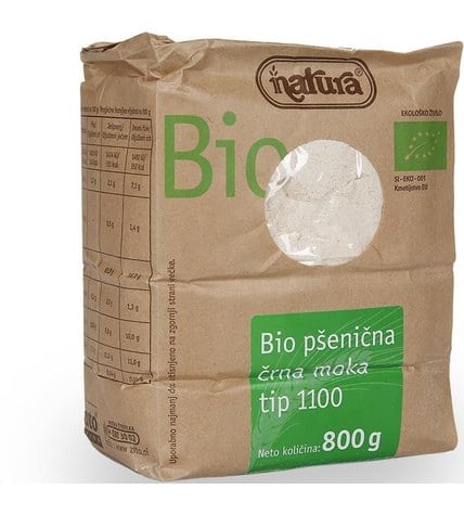 Мука Natura Bio пшеничная грубого помола органическая тип 1100 