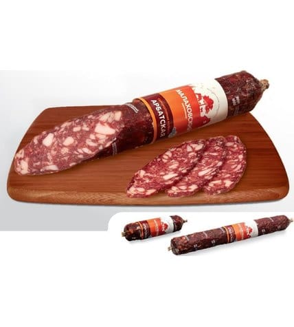 Колбаса Малаховский мясокомбинат Арбатская сырокопченая ~480 г