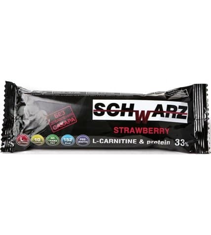 Батончик Schwarz протеиновый 33% клубника в йогурте